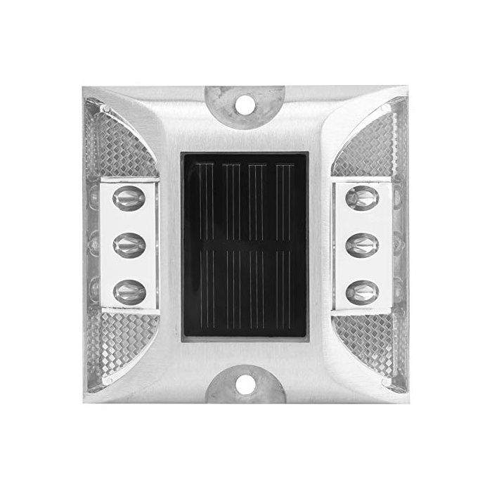 Feux De Position Au Sol à éNergie Solaire à LED Pont Solaire Allume LAlléE RéFlecteur De Route à LED Lampe LAMPADAIRE DE JARDIN