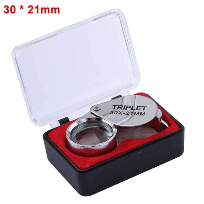 Lot De 2 Mini Loupes 10x - Loupes Pliantes De Poche En Verre Pour Lecture Et Petits Travaux - 7