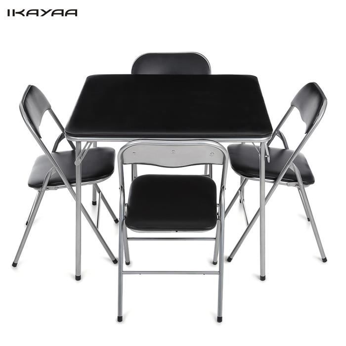 Table A Manger Pliante Avec Chaises Achat Vente Pas Cher