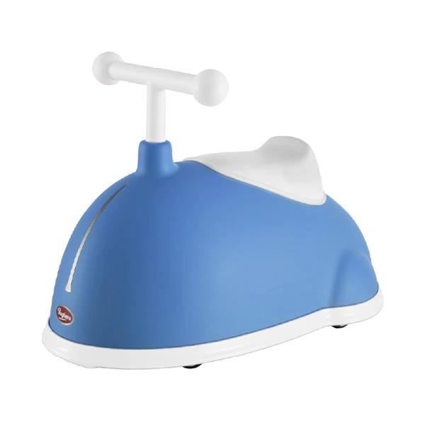 Porteur Baghera Twister bleu - Pour enfant de 1 à 3 ans - Design vintage et roulettes directionnelles