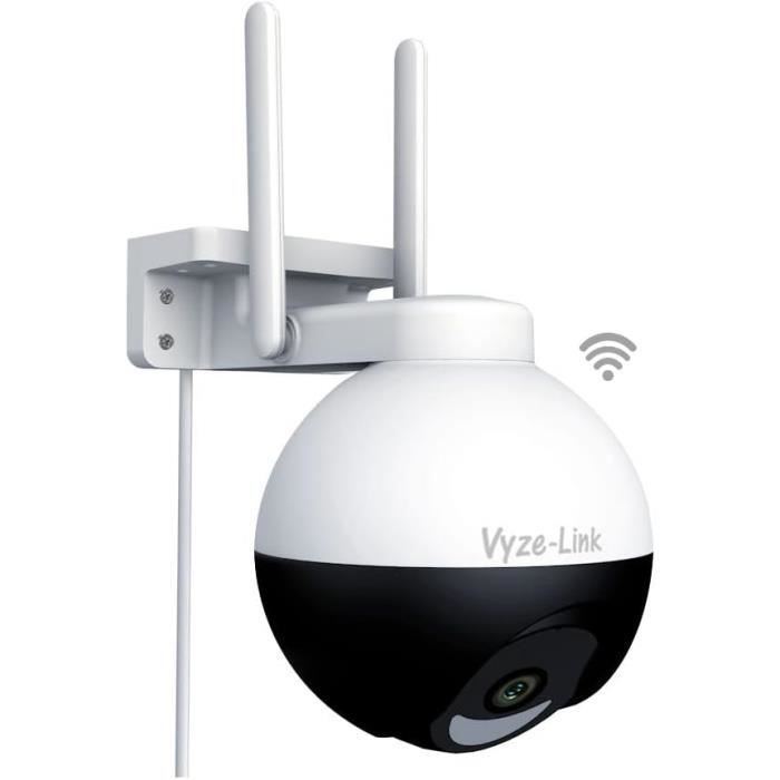 Caméras Dômes Vyzelink Camera Surveillance Wifi Exterieure Sans Fil