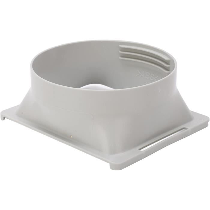 Adaptateur Tuyau Climatiseur Portable | 150mm/5.9" | Rond | ABS | Pour Évacuation Chaleur | Faible Bruit