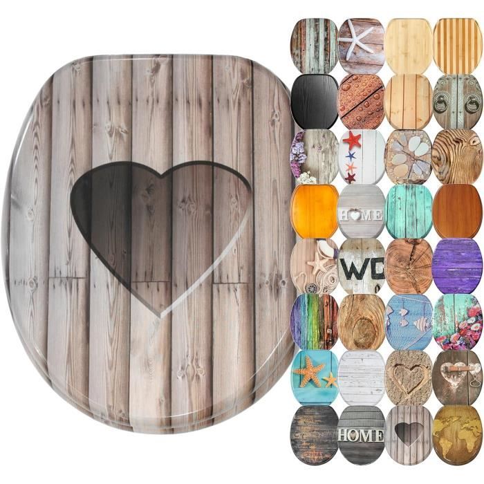 Abattant wc coeur on sale