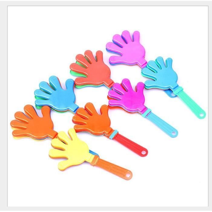 110 PCS Pack 55 Paires d'applaudissements gonflables bruyants en plastique, articles de fête et d'animation. Bâtons cotillons, applaudisseurs gonflables blancs, applaudisseurs gonflables (110, blanc