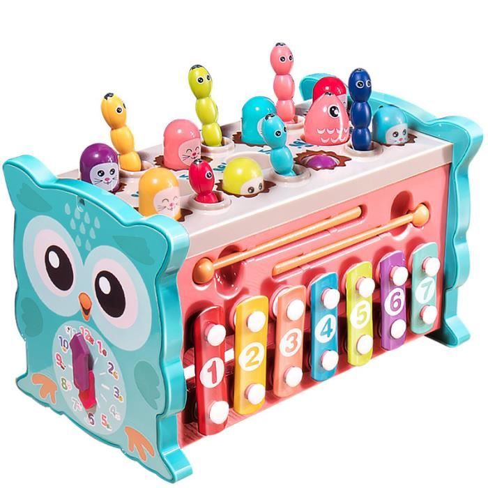 Jouet Bebe 2 an Fille Garcon 8 en 1 Jeux avec Xylophone Bebe Instrument De  Musique pour Cadeau Enfant Bebe 2 an 5 Ans Jouets Éveil - Cdiscount Jeux -  Jouets