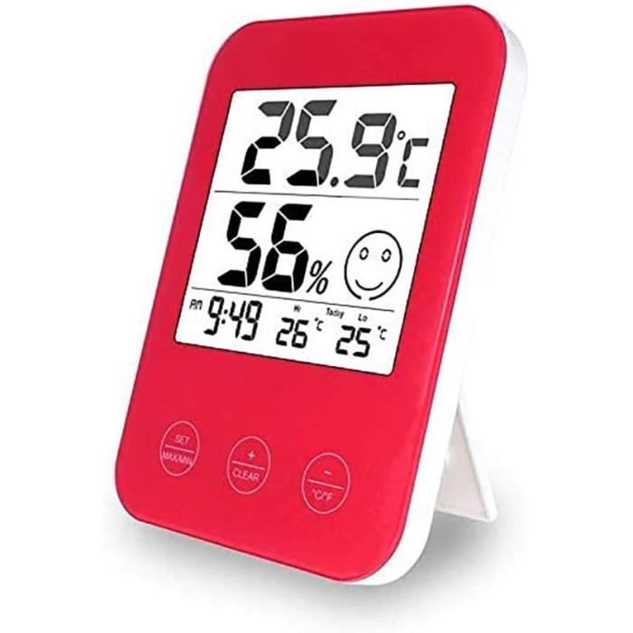 Bresser MyTime ND Thermo-Hygro Horloge Murale Radio-pilotée silencieuse