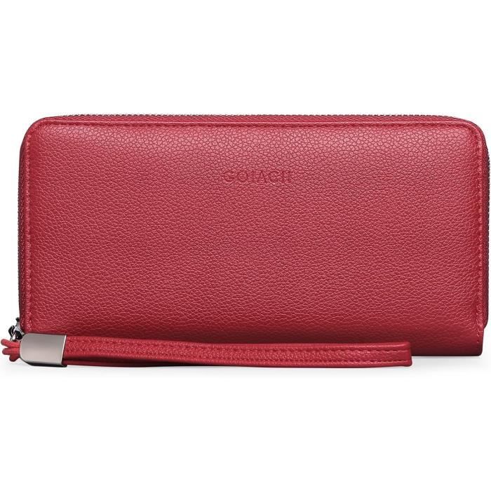 Portefeuille Monnaie Femme Esprit Rouge Cuir - Occasion