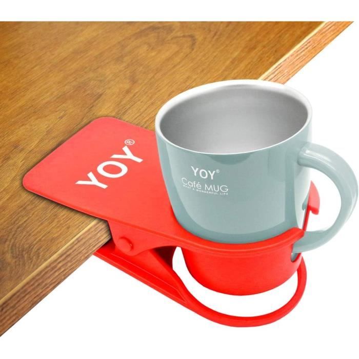 Porte-Gobelet Rotatif à Clip Universel Pour Bureau Et Maison - Support Bouteille Et Tasse Stable, 1 Pièce Porte-Gobelet Rotatif à Clip Universel Pour Bureau Et Maison - Support Bouteille Et Tasse Stable, 1 Pièce