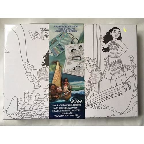 Valisette Coloriage Et Peinture Disney Vaiana Cdiscount Jeux Jouets