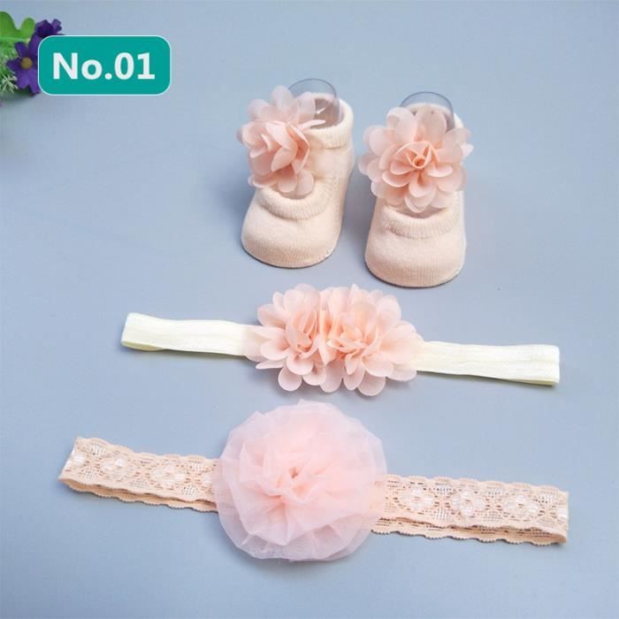 Trio Naissance Bebe Fille Cadeau Chausson Bandeau Ref8 Cdiscount Puericulture Eveil Bebe