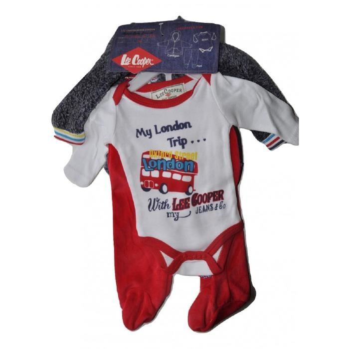 Lee Cooper Ensemble Bebe 3 P Cardigan Pantalon Body Cotonmuliticolore 6 Mois Muliticolore Cdiscount Puericulture Eveil Bebe