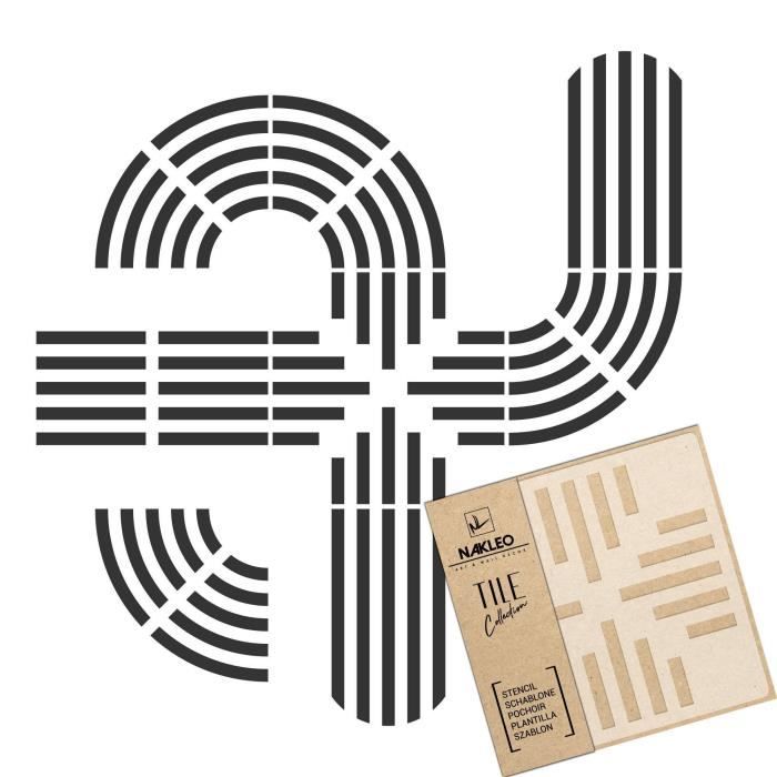 FINGERINSPIRE Pochoir Lézards 29.7x21cm Pochoir Peinture Lézard Aztèque