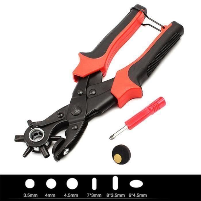 Ceinture Perforateur perforatrice Ceinture Nouveau stable pince rouge