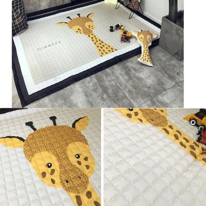 Kid Chambre De Tapis Enfant Tapis De Jeu Bebe Ramper Tapis Antiderapant Epais Tapis Girafe Tapis 145 195 Cm I02ac Cdiscount Puericulture Eveil Bebe