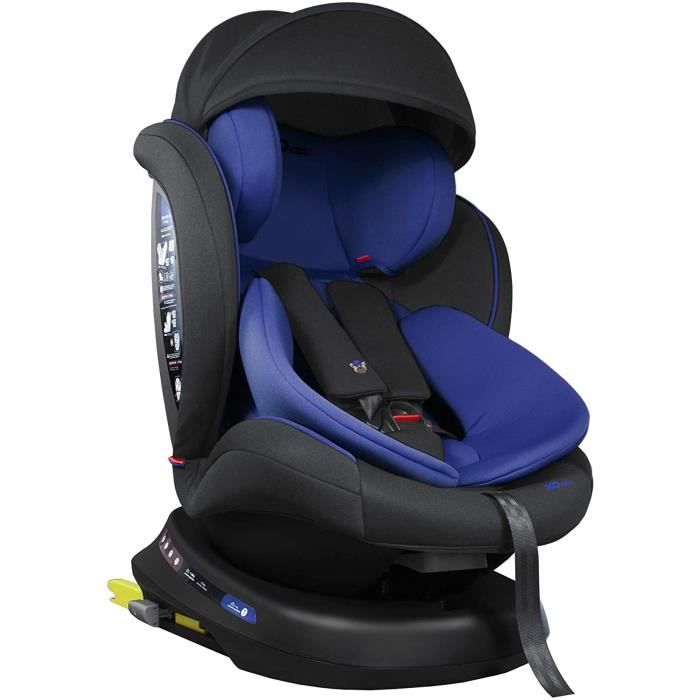 XOMAX 916 Siège Auto Isofix pivotant 360 degrés I inclinable I Groupe 0+/1/2/3  I evolutif 0-36 kg, 0-12 ans I Housse amovible et lavable I ECE R44/04 :  : Bébé et Puériculture