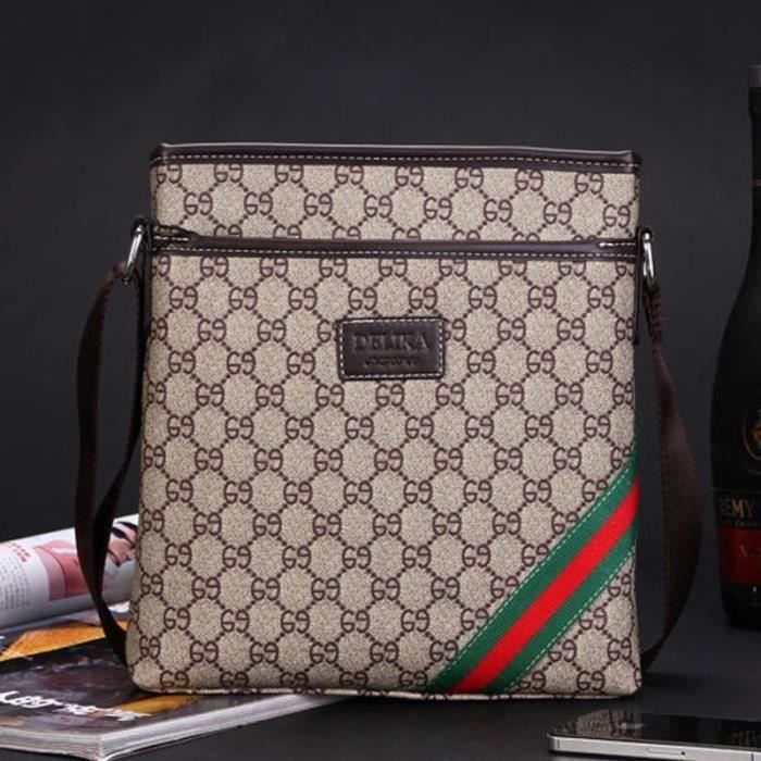 Sacoche gucci on sale homme marron
