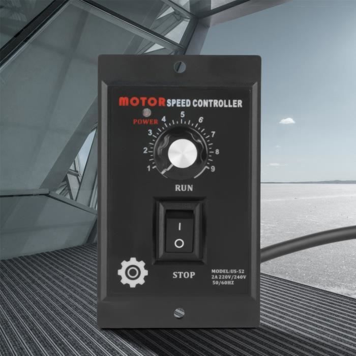 Contrôleur De Vitesse Moteur AC 220V 3000W - Régulateur Ventilateur Variable Et Lumière