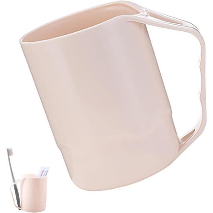 4 Gobelets à Dent 450ml Empilables - Qualité Alimentaire, Multi-Usage