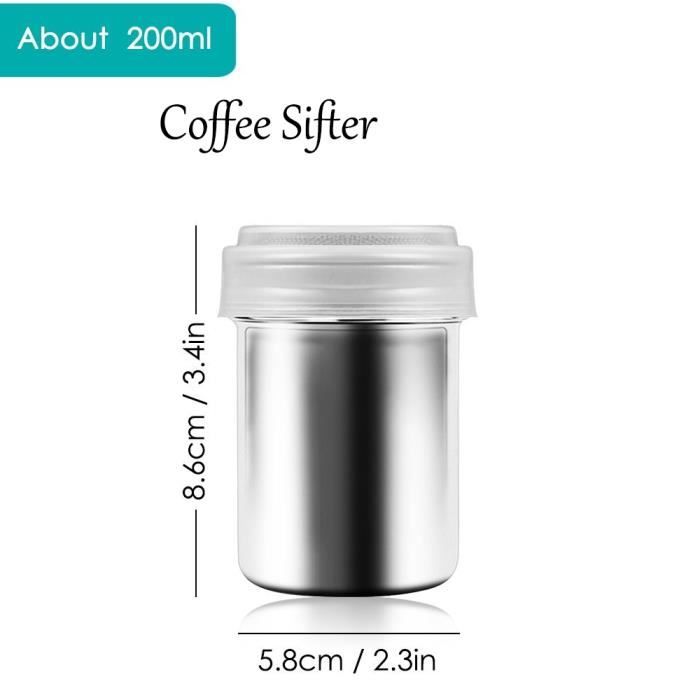 GORGECRAFT – 4 Pochoirs à Café En Acier Inoxydable Pour Décorer Vos Lattes Et Cappuccinos – Motifs Cœur, Feuille, Tasse Et Grain De Café - 2