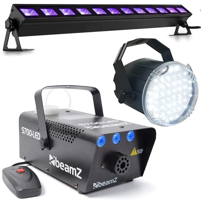 Machine à Fumée Ultrason Halloween - Mini Nébuliseur, 12 LED, 3 Couleurs - Pour Décor Citrouille, Fête, Spectacle - 9