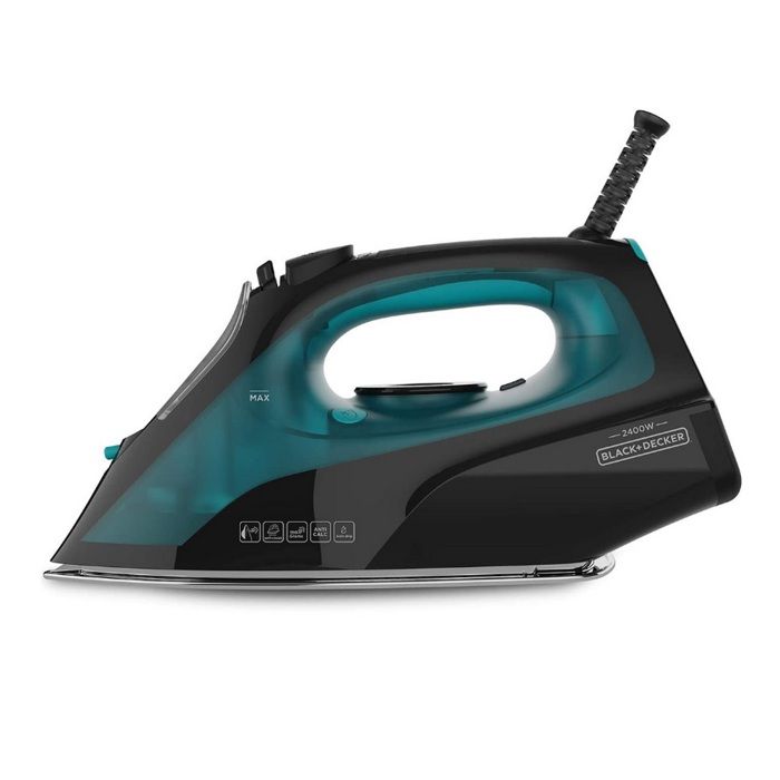 Fer à repasser BLACK+DECKER BXIR2403E de 2400W jet de vapeur de 150g/min capacité de 375ml filtre anti-calcaire - Black et decker