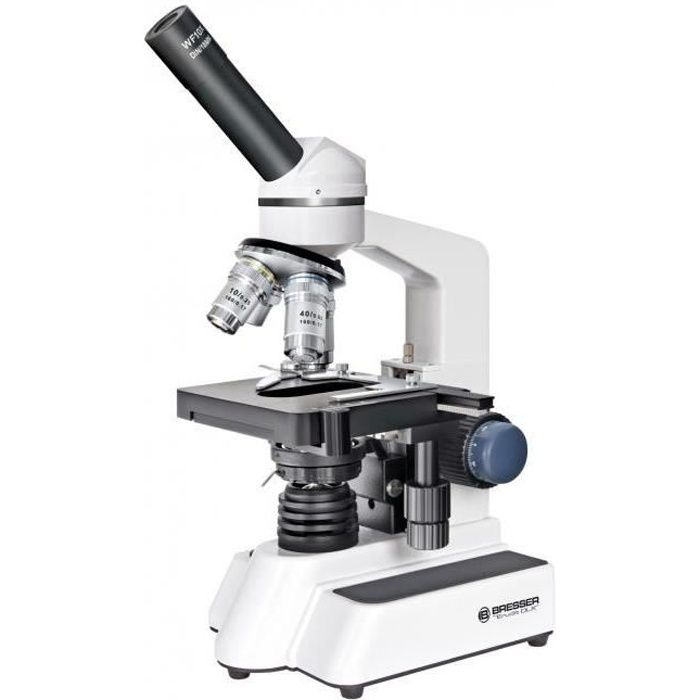 Microscope biologique - BRESSER - Erudit DLX - Objectifs achromatiques DIN - Grossissements 40-1000x