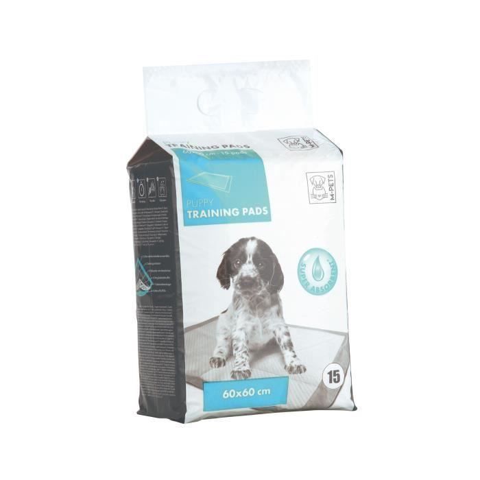 PETS Tapis éducateur PUPPY TRAINING PADS Pour chiot 15pcs Lot de 3