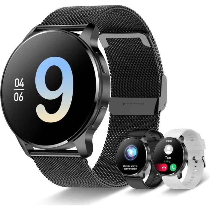 Montre Connectée Femme LIGE - 1.32" Écran HD - Appels Bluetooth - Suivi Cycle & Santé 24/7 - 120+ Sports - Compatible Android/iOS