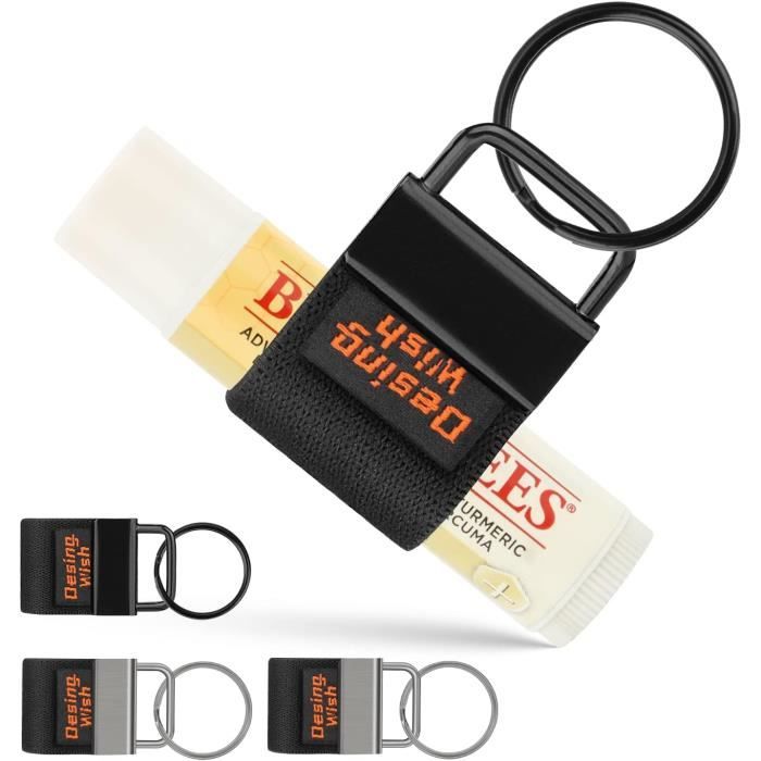 5 Stück Chapstick Halter Mit Clip – Neopren, Für Lippenbalsam & Lippenstift | Praktisch Für Handtasche, Gürtel
