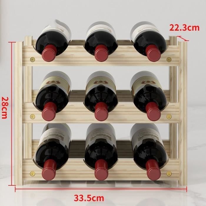 Casier À Vin Détaché - Rangement Vin Au Sol, Fabriqué En Bois Pin ...