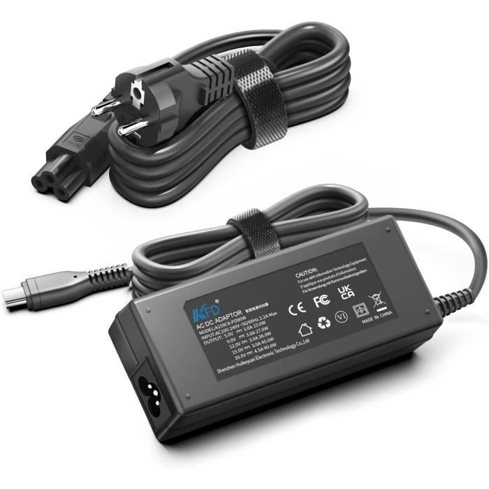 Chargeur USB-C 90W Universel Pour PC Portable - MacBook, HP, Dell, Lenovo, Asus