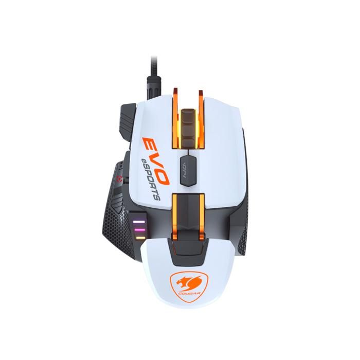 Souris Gaming – Cougar Gaming – 700M EVO WHITE E-SPORT – SPORT – Ergonomique – Capteur optique Pixart PMW3389