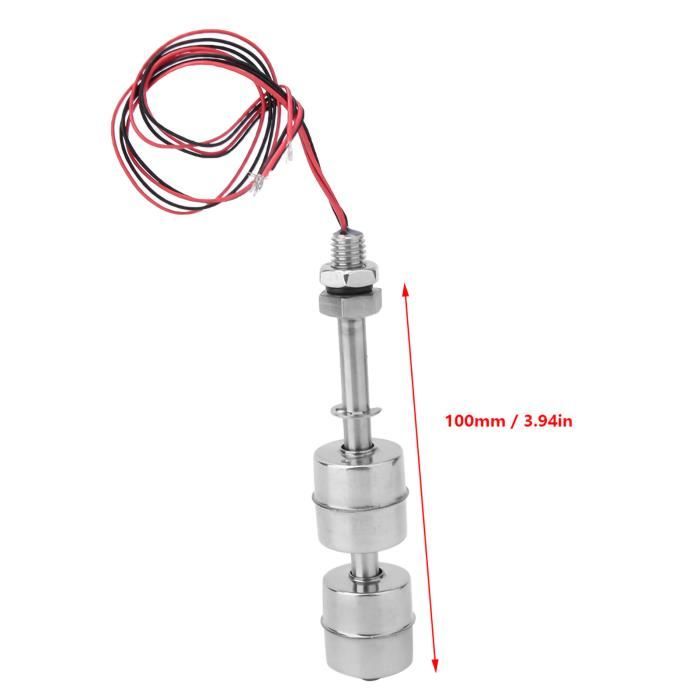 Capteur De Niveau D'eau à Flotteur En Acier Inoxydable - Interrupteur Reed 220V Pour Piscine Et Réservoirs