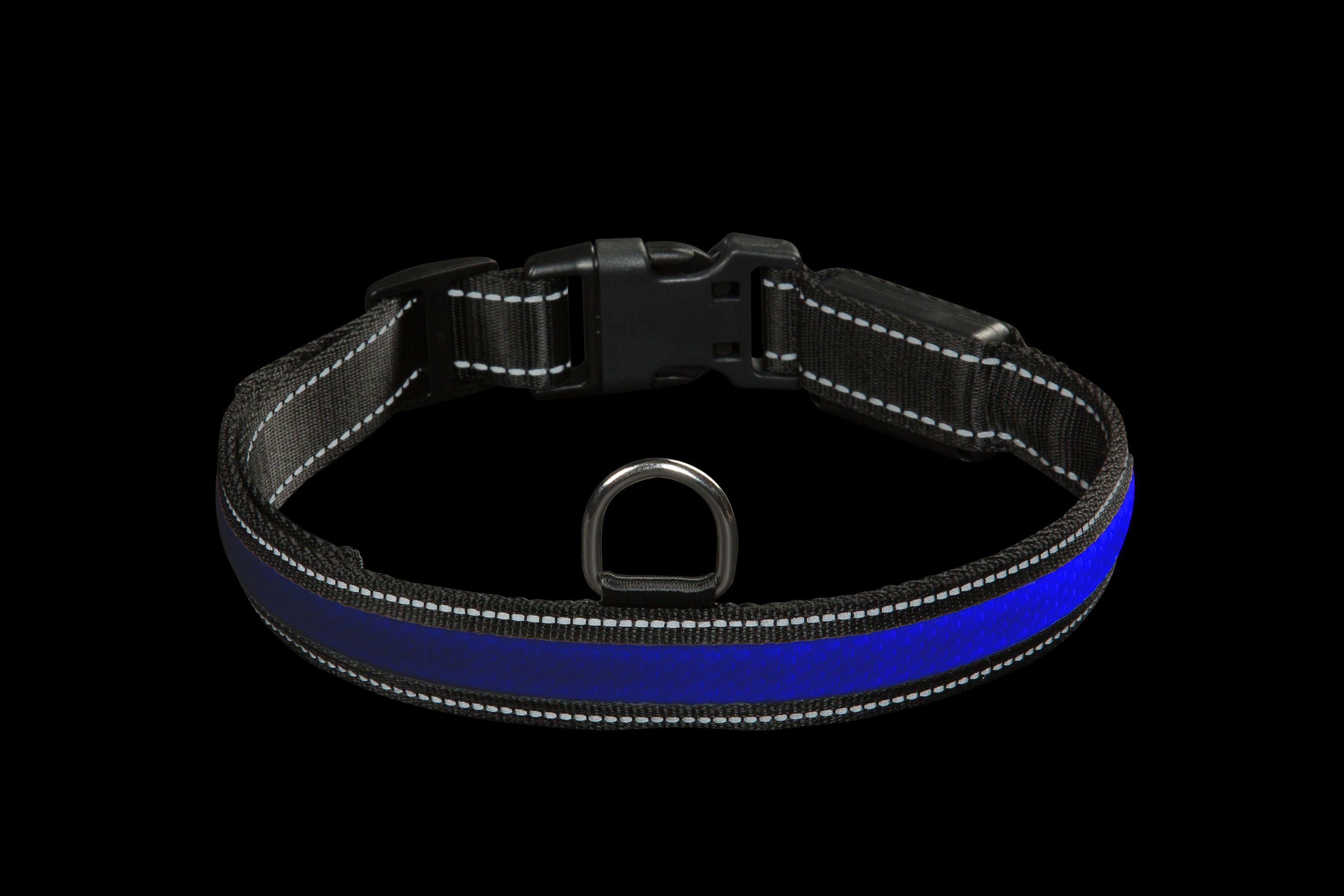 Comparer les prix de EYENIMAL RGB Collier lumineux - Taille L - Pour chien