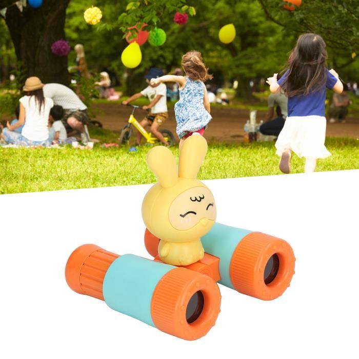 Jumelles Enfant 8x22 Compactes – Grossissement 8x, Oculaires Réglables, Cordon De Cou, ABS Résistant, Pour Filles Et Garçons 3-12 Ans