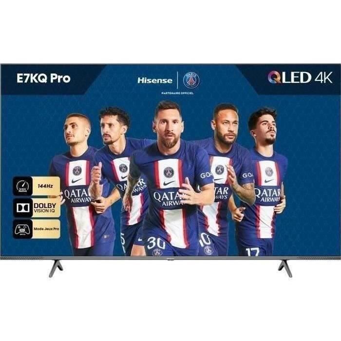 HISENSE 55E7KQ PRO - TV QLED 55(139cm) - Dalle 144Hz - UHD 4K - Dolby Vision - son Dolby Atmos - Sma