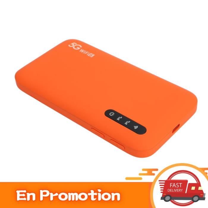 Routeur WiFi Portable 5G Haute Vitesse Double Bande HURRISE – Batterie 6100mAh – IP67 – 16 Appareils Simultanés