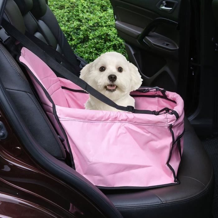 Leshp Sac De Siege Auto Voiture Pour Chien Chat Animaux Rose