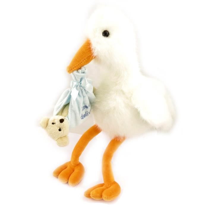 Peluche Cigogne Bebe Garcon Cdiscount Jeux Jouets