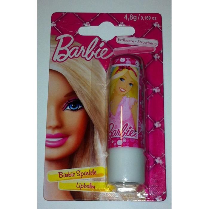 Baume l vres la fraise Barbie 1368 Cdiscount Au quotidien