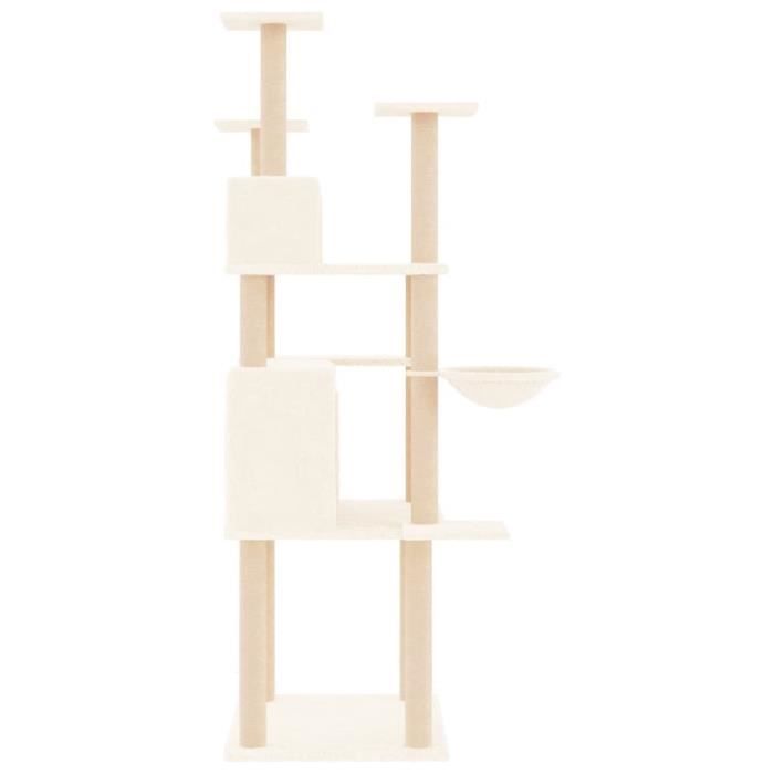 Meilleurs prix pour Arbre à chat - MOTHINESSTO - YY00813 - Crème - Bois d'ingénierie - 166 cm