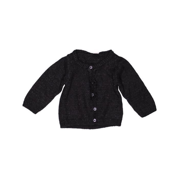 Gilet Bebe Fille Tape A L Oeil 12 Mois Noir Hiver Vetement Bebe Noir Cdiscount Pret A Porter
