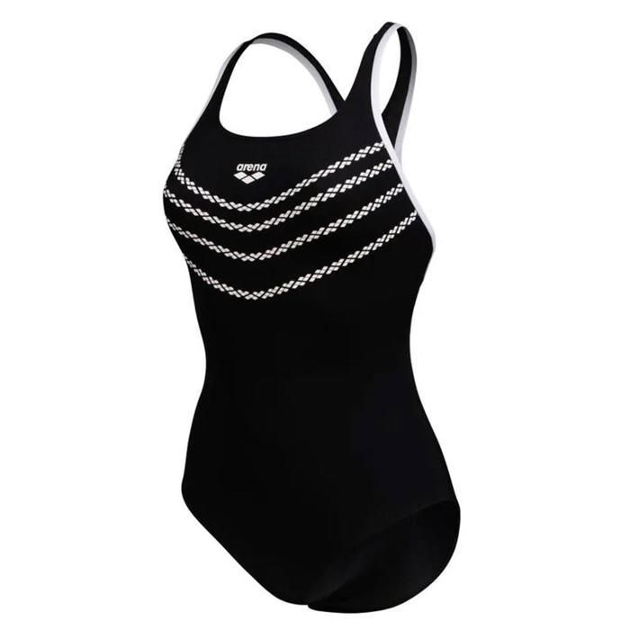 ARENA WOMEN'S FLOW V BACK ONE-PIECE SWIMSUIT - GREY - View #8