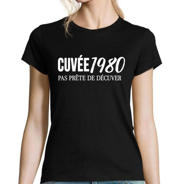 T Shirt Col Rond Humour Anniversaire Pour Femme Cuvee 1980 Pas Prete De Decuver T Shirt Alcool Col Rond Fun Et Drole Pour Homme Bleu Cdiscount Pret A Porter T Shirt Col Rond Humour Anniversaire Pour Femme Cuvee 1980 Pas Prete De Decuver T Shirt Alcool Col Rond Fun Et Drole Pour Homme Bleu Cdiscount Pret A Porter