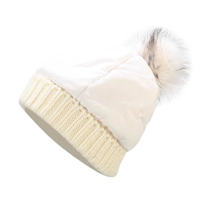Bonnet D'Hiver Pour Enfants Bonnet De Ski Chaud Tricoté Épais Avec Pompon Et Foulard Ensemble Pour 1-11 Ans Pour Filles Garçons