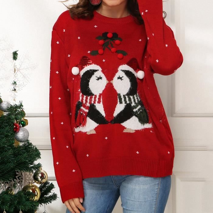 pull pingouin noel