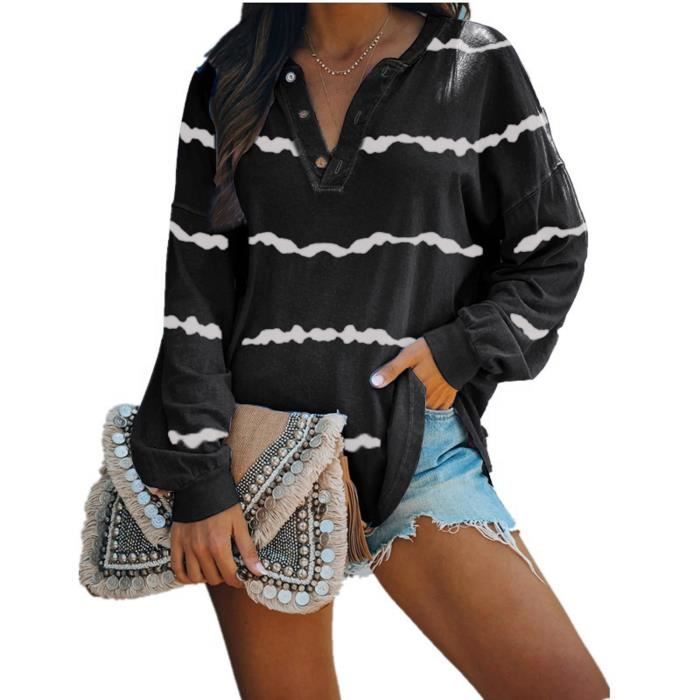 YAS - Ensemble en maille rayée avec jupe longue et pull - Noir/crème YAS - Ensemble en maille rayée avec jupe longue et pull - Noir/crème