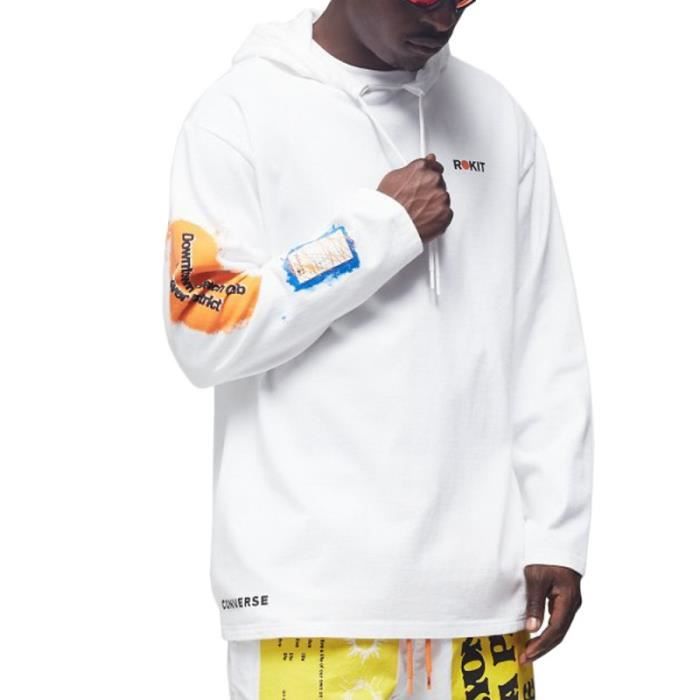 converse x rokit pullover hoodie