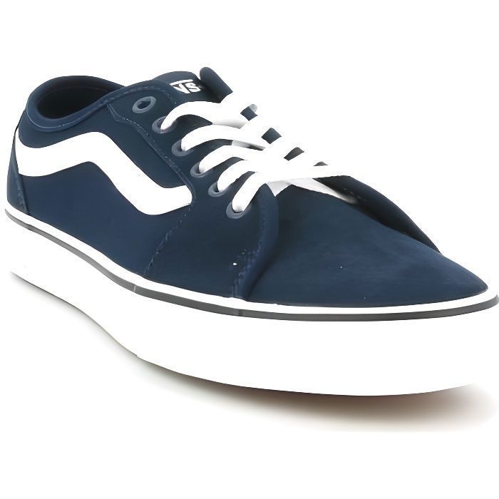 Vans bleu blanc deals