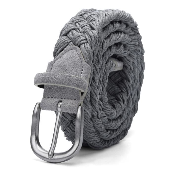 Ceinture Tricotée Tubulaire élastique - Largeur 29-38 Cm, 12 Couleurs, Coton/spandex, Neuve